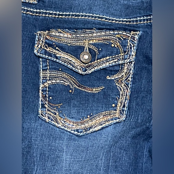 Rhythm in Blues Denim Jeans Womens size 14 - Picture 5 of 8